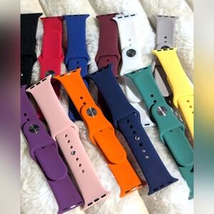 12 Colorful Silicone Watch Bands